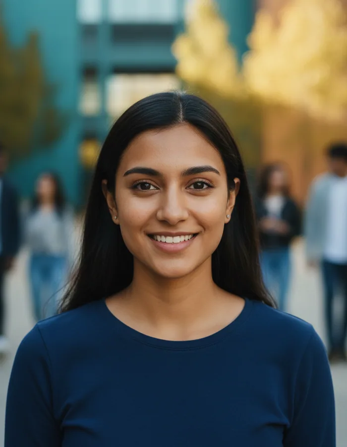 Confident young professional smiling at the camera